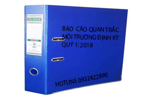 Báo cáo quan trắc môi trường định kỳ